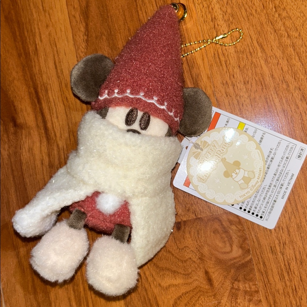 NWT Disney x Tokyo Disneyland Disney Resort Merry Lil Ring Ring Plush Keychain - Picture 2 of 13